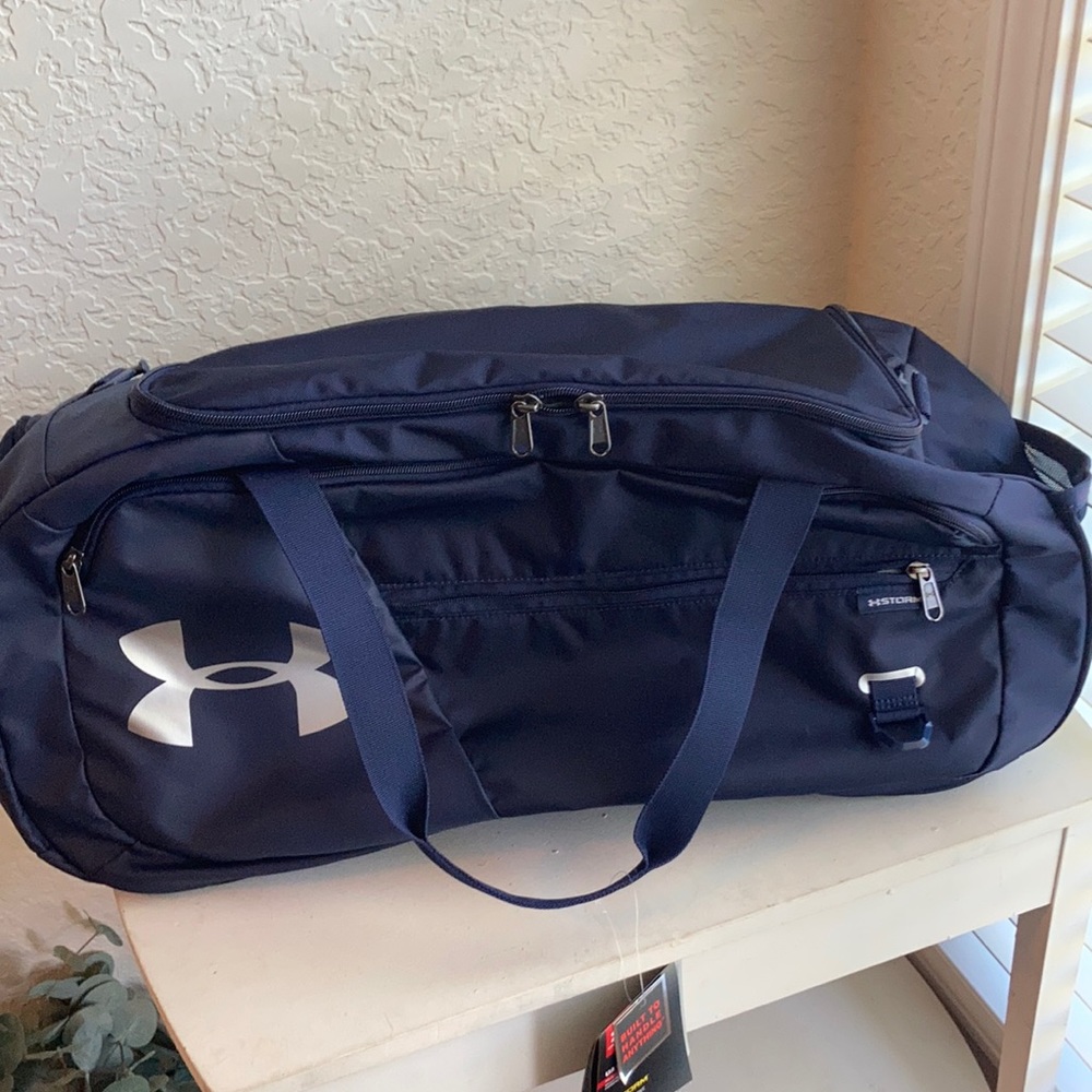 New Under Armor UA Undeniable 4.0 medium duffel bag Navy Blue